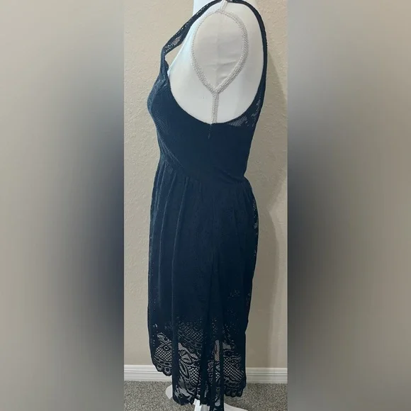 Free People Black ‘Salinas Foil’ Lace Dress - Picture 4 of 7